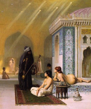ハーレム プール アラブ ジャン レオン ジェローム Oil Paintings